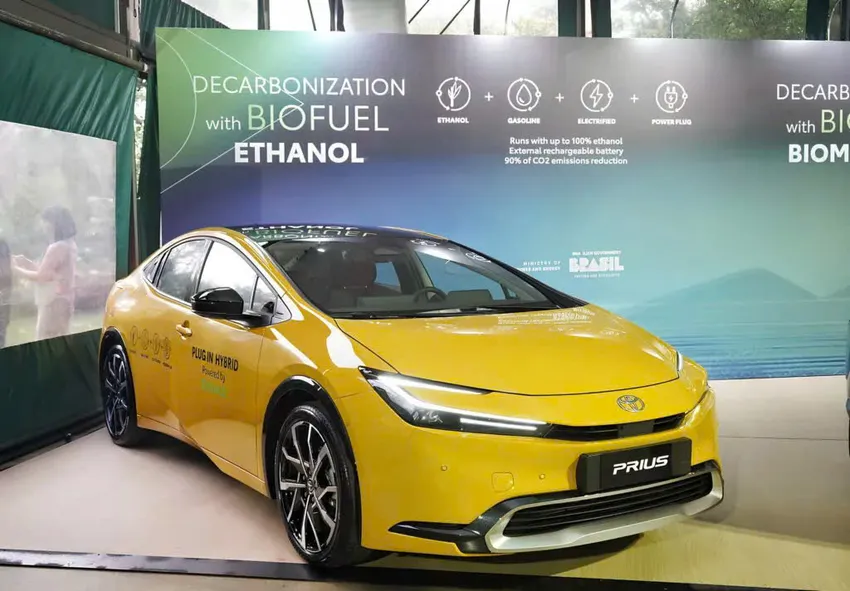 Một chương mới cho dòng xe Prius đang hình thành tại Brazil, nơi Toyota vừa giới thiệu một nguyên mẫu với công nghệ đột phá. Ảnh: Toyota. Toyota tiết lộ công nghệ đột phá: Prius có thể giảm 90% khí thải.jpg