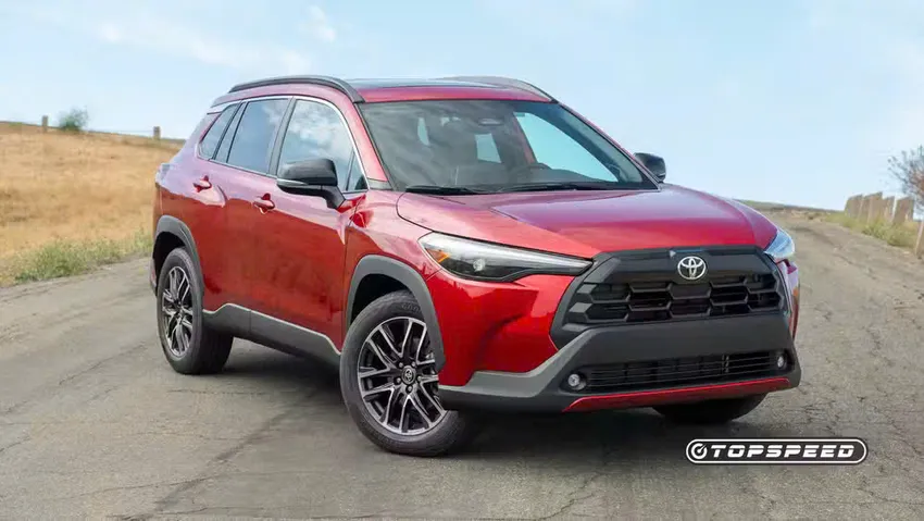 Corolla Cross là một chiếc crossover cỡ nhỏ mang đến vẻ ngoài giống SUV. Ảnh: Topspeed. 5 mẫu xe nhỏ gọn phù hợp với đô thị năm 2026.jpg