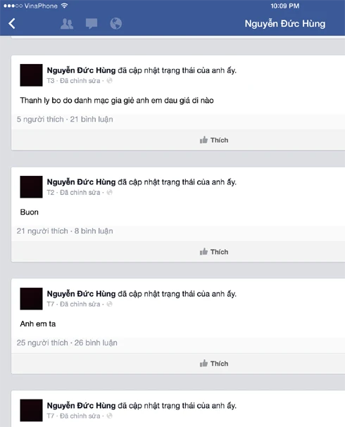 Phạm nhân đăng ảnh “tự sướng” ở trong tù lên Facebook? ảnh 5 Phạm nhân đăng ảnh “tự sướng” ở trong tù lên Facebook? ảnh 5