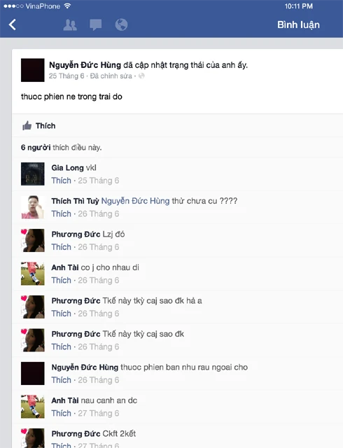 Phạm nhân đăng ảnh “tự sướng” ở trong tù lên Facebook? ảnh 8 Phạm nhân đăng ảnh “tự sướng” ở trong tù lên Facebook? ảnh 8