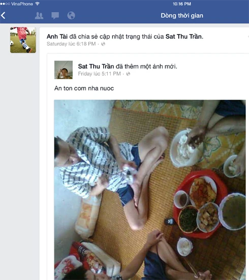 Phạm nhân đăng ảnh “tự sướng” ở trong tù lên Facebook? ảnh 9 Phạm nhân đăng ảnh “tự sướng” ở trong tù lên Facebook? ảnh 9