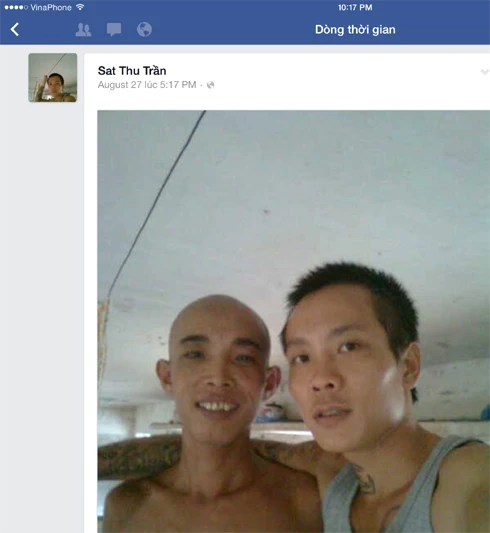 Phạm nhân đăng ảnh “tự sướng” ở trong tù lên Facebook? ảnh 12 Phạm nhân đăng ảnh “tự sướng” ở trong tù lên Facebook? ảnh 12