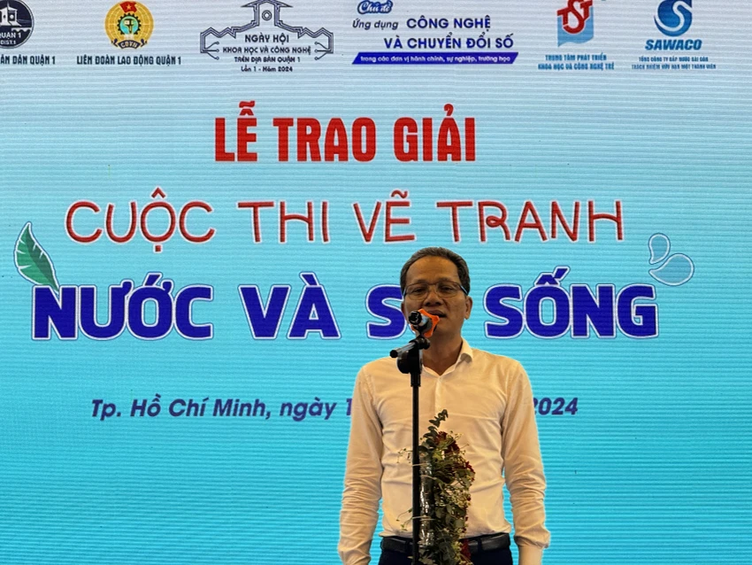 Ông Nguyễn Văn Đắng - Phó Tổng Giám đốc SAWACO kêu gọi các thế hệ hạn chế sử dụng nước ngầm. hạn chế sử dụng nước ngầm ở TP.HCM
