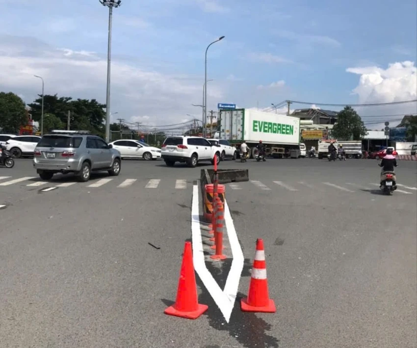 Trung tâm cũng sẽ rà soát hàng loạt vòng xoay ở TP.HCM. Ảnh: CTV Bắt đầu cải tạo vòng xoay Phú Hữu, TP Thủ Đức để đảm bảo an toàn giao thông