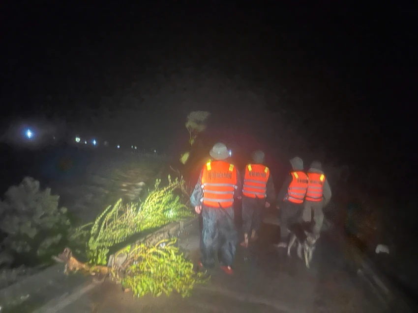 9 thuyền viên mất tích cùng 2 tàu cá do bị đứt dây neo ở Quảng Trị