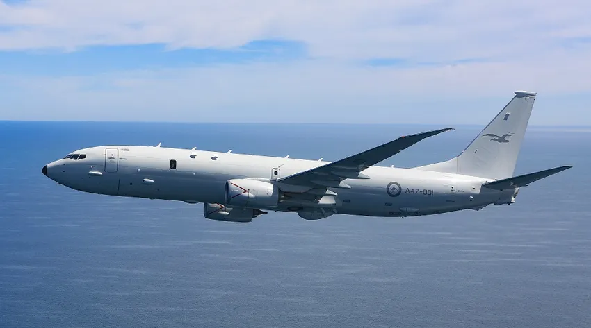 Máy bay tuần tra hàng hải P-8A Poseidon của Úc. Ảnh: KHÔNG QUÂN ÚC Bắc Kinh lên tiếng vụ Úc tố chiến đấu cơ Trung Quốc gây nguy hiểm ở Biển Đông