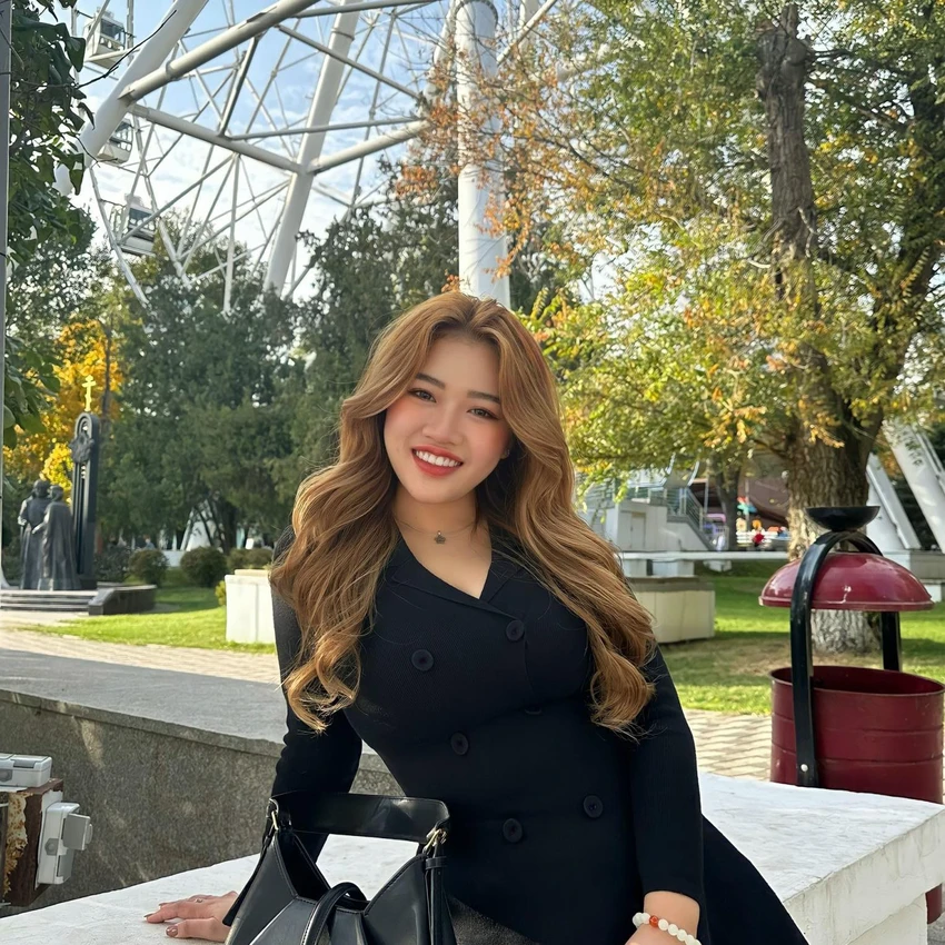 Bạn Mai Thị Khánh Linh, lưu học sinh Việt Nam tại Rostov - vùng cận chiến ở Nga. Ảnh: NVCC Ảnh 5.jpg