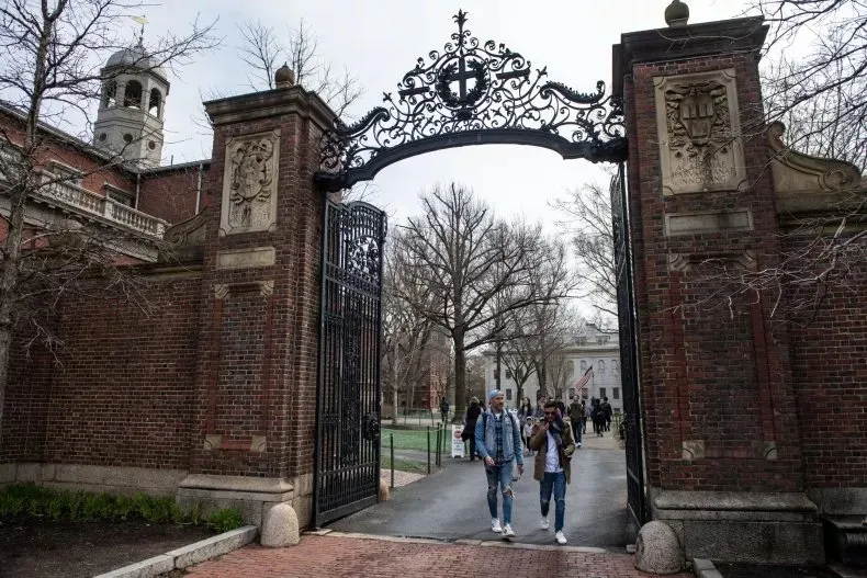 Một góc ĐH Harvard (bang Massachusetts, Mỹ). Ảnh: AFP tuyển sinh viên quốc tế