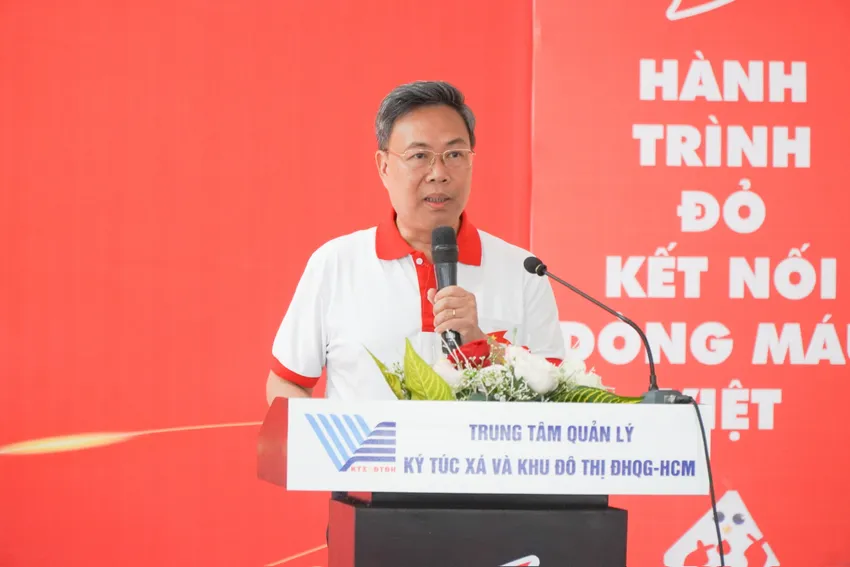 PGS.TS Nguyễn Hà Thanh, Viện trưởng Viện Huyết học – Truyền máu Trung ương, Trưởng Ban tổ chức Hành trình Đỏ Trung ương. Hành trình đỏ 2.jpeg