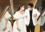 Đạo diễn Đức Thịnh được vợ mừng sinh nhật với bữa tiệc không giống ai! ảnh 3 Thanh Thúy và Đức Thịnh e ấp tại thảm đỏ Ngôi Sao Xanh