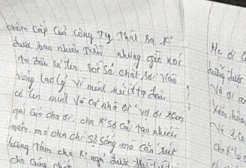 Bức thư được đăng tải lên mạng xã hội Facebook. 574074722_24493292850344458_7631873200581880009_n.jpg