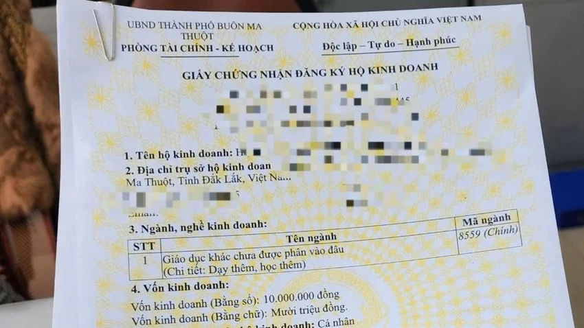 Ảnh minh hoạ. Giấy đăng ký kinh doanh.jpg