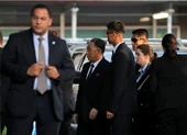 Phó Chủ tịch Đảng Lao động Triều Tiên Kim Yong-chol đến Mỹ ảnh 2 Ông Kim Yong-chol đang gặp ông Mike Pompeo tại Mỹ