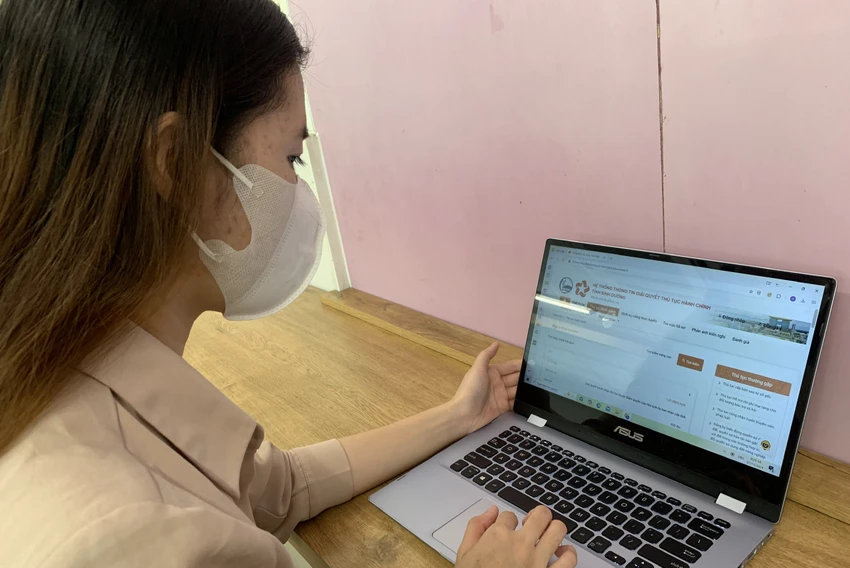 Bình Dương đã triển khai và là tỉnh đầu tiên thực hiện triển khai thí điểm khai thác dữ liệu đất đai. Ảnh: HẢI NHI Công an Bình Dương..jpg
