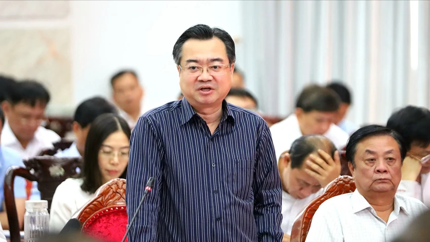 Bộ trưởng Bộ Xây dựng Nguyễn Thanh Nghị. Ảnh: HD Bộ trưởng Bộ xây dựng nói về việc sử dụng tro xỉ nhiệt điện làm vật liệu đắp nền đường cao tốc