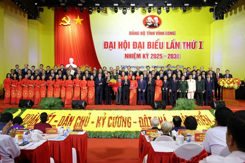 Ban Chấp hành Đảng bộ tỉnh Vĩnh Long nhiệm kỳ 2025-2030
