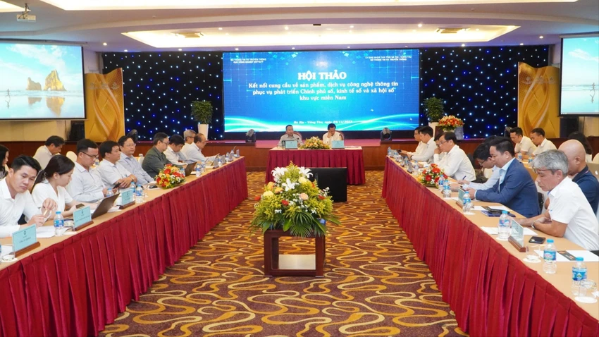 Hội thảo do Sở TT&TT Bà Rịa- Vũng Tàu và Cục Công nghiệp CNTT và Truyền thông, Bộ TT&TT, phối hợp tổ chức. Ảnh: KN Bà Rịa- Vũng Tàu, Bình Dương và Đồng Nai sẽ là vùng động lực công nghiệp CNTT của Vùng Đông Nam Bộ