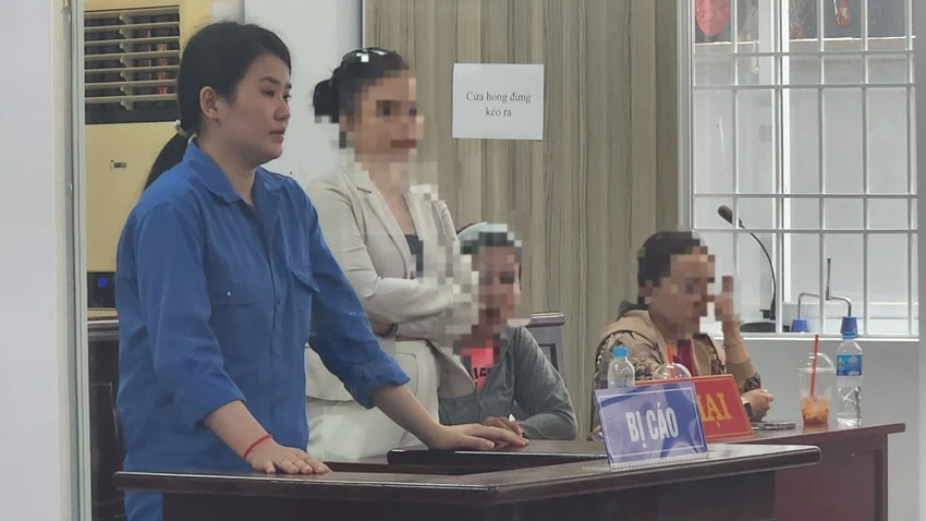 Bị cáo Nguyễn Thị Hằng lừa 16 người thân, quen và bạn bè hơn 574 tỉ đồng. Ảnh: TK Nữ bị cáo 32 tuổi lĩnh án chung thân vì lừa đảo chiếm đoạt hơn 574 tỉ đồng