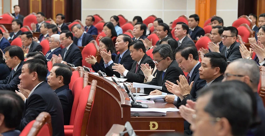 Hội nghị Ban Chấp hành Trung ương Đảng khóa XIII diễn ra trong hai ngày, từ 23 đến 24-1. Ảnh: VOV hoi-nghi-ban-chap-hanh-trung-uong-dang.png