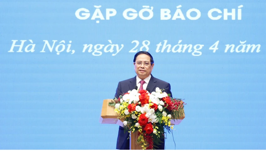 Thủ tướng Phạm Minh Chính cho biết cuộc hội đàm giữa ông và Thủ tướng Nhật Bản rất thành công. Ảnh: NGỌC DIỆP Thủ tướng Chính Phủ Phạm Minh Chính.jpg