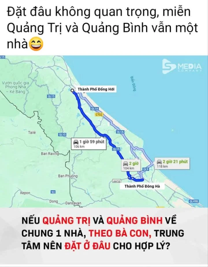 bình luận chia rẽ tình cảm giữa 2 tỉnh