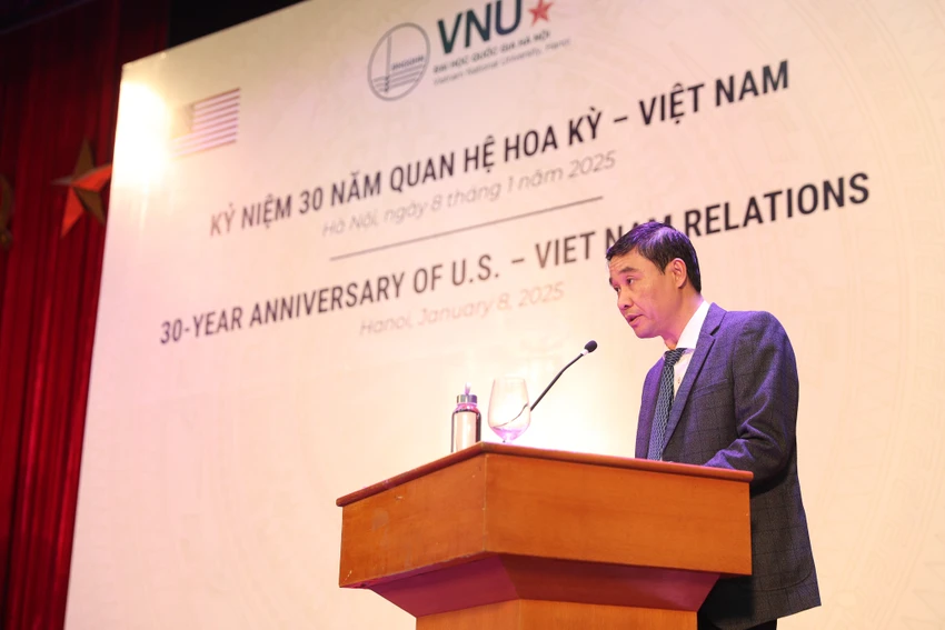 Ông Nguyễn Hoàng Hải – Phó Giám đốc Đại học Quốc gia Hà Nội - Ảnh: NGỌC DIỆP Đại sứ Hoa Kỳ Marc Knapper: “Chúng ta đang được hưởng “quả ngọt” của quan hệ Việt Nam – Hoa Kỳ”