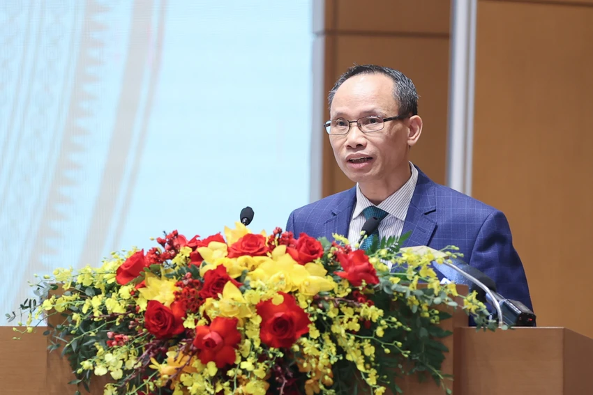 Ông Cấn Văn Lực, Chuyên gia kinh tế trưởng BIDV, Thành viên Hội đồng Tư vấn chính sách tài chính - tiền tệ Quốc gia - Ảnh: VGP CanVanLuc.jpeg