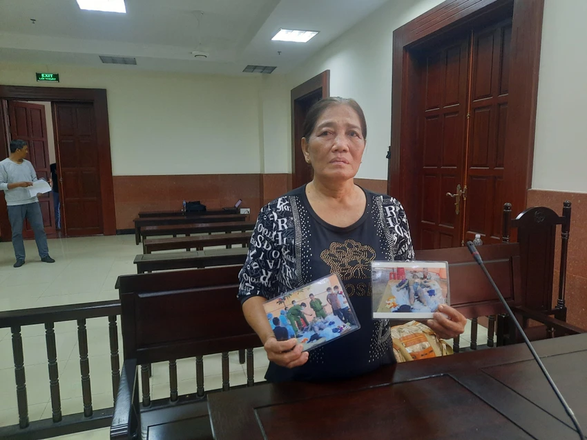 Mẹ ruột của bị hại NTT cho biết chưa nhận được bất kì khoản bồi thường nào từ phía Công an TP Cao Lãnh. Ảnh: MC me-bi-hai.jpg