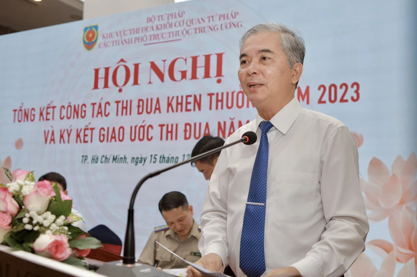 Năm 2023: 5 TP trực thuộc trung ương đã thi hành án xong hơn 57.000 tỉ đồng ảnh 1 thi hành án