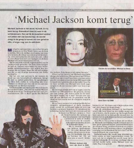 Lại dấy lên tin đồn Michael Jackson còn sống ảnh 1 Lại dấy lên tin đồn Michael Jackson còn sống ảnh 1