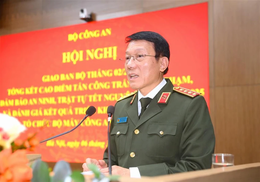 Bộ trưởng Bộ Công an Lương Tam Quang. Ảnh CA Bo-cong-an.jpg