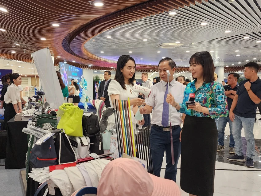 Lễ hội du lịch Golf Đà Nẵng 2023 được nhiều du khách quốc tế tham gia. Ảnh: MINH TRƯỜNG. le hoi golf da nang.jpg