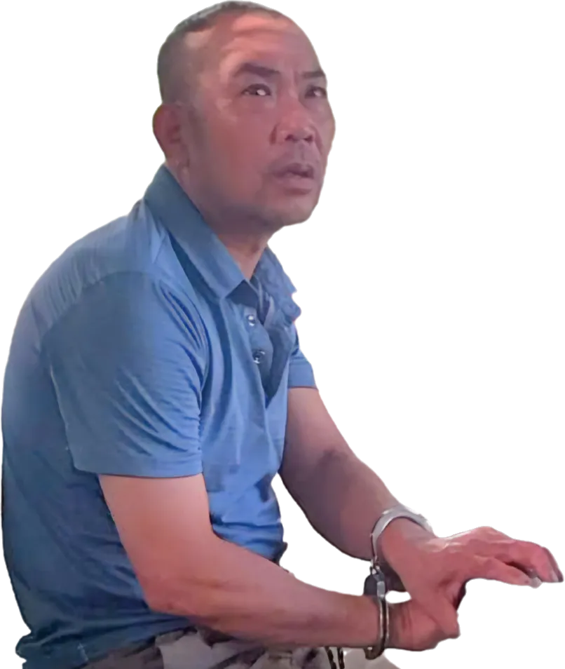 Nguyễn Đức Thôi bị bắt tạm giam. Ảnh:MINH TRƯỜNG. Đâm thủng bụng