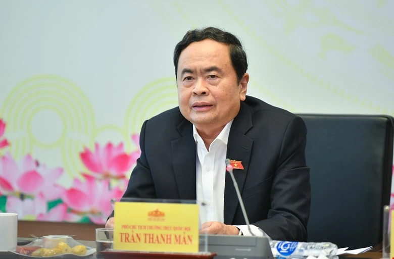 Ông Trần Thanh Mẫn, Phó Chủ tịch thường trực Quốc hội được phân công điều hành các hoạt động của Ủy ban Thường vụ Quốc hội và Quốc hội Phân công ông Trần Thanh Mẫn điều hành các hoạt động của Quốc hội