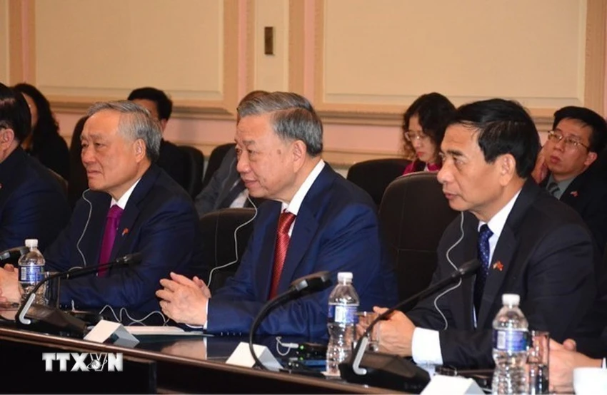 Chủ tịch Quốc hội Cuba Esteban Lazo Hernández hội kiến Tổng Bí thư, Chủ tịch nước Tô Lâm. Ảnh: TTXVN mo-ra-giai-doan-moi-hop-tac-toan-dien-trong-quan-he-viet-nam-cuba-5.jpg