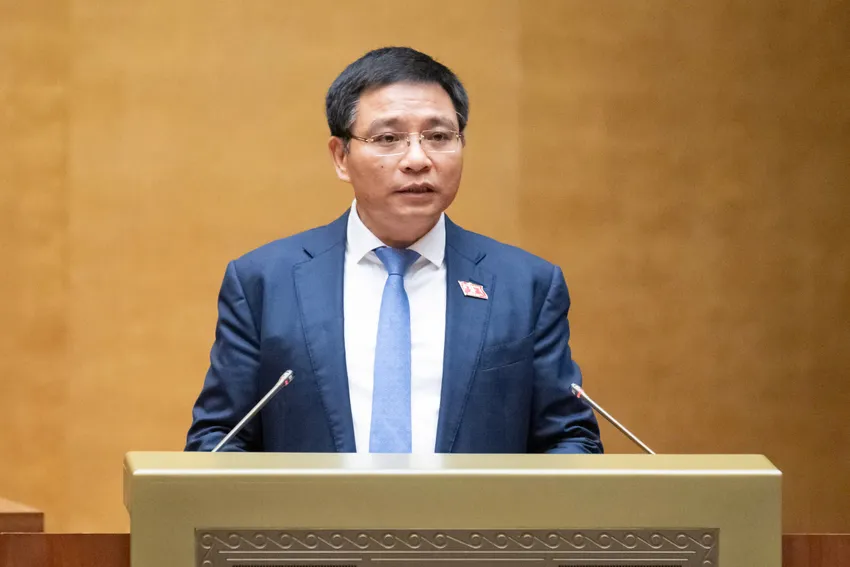 Bộ trưởng Bộ Tài chính Nguyễn Văn Thắng. Ảnh: QH Chính phủ đề xuất bổ sung dự toán hơn 4.300 tỉ đồng cho các bộ, ngành, địa phương