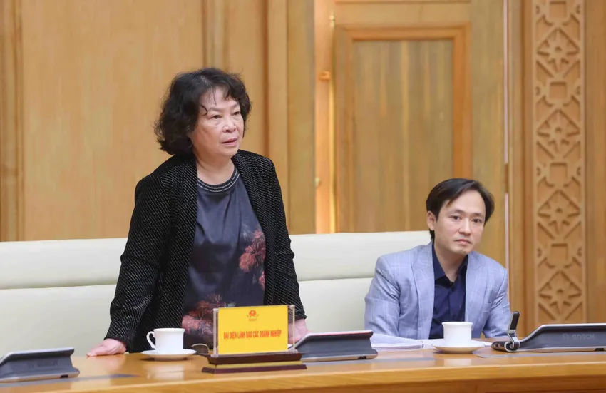 Đại diện Công ty TNHH Việt Nam 3000 – Tập đoàn Đầu tư và phát triển Việt Nam. Ảnh: VGP khong-lien-lac-duoc-doanh-nghiep-noi-co-100-ti-usd-lam-duong-sat-toc-do-cao-1.jpg