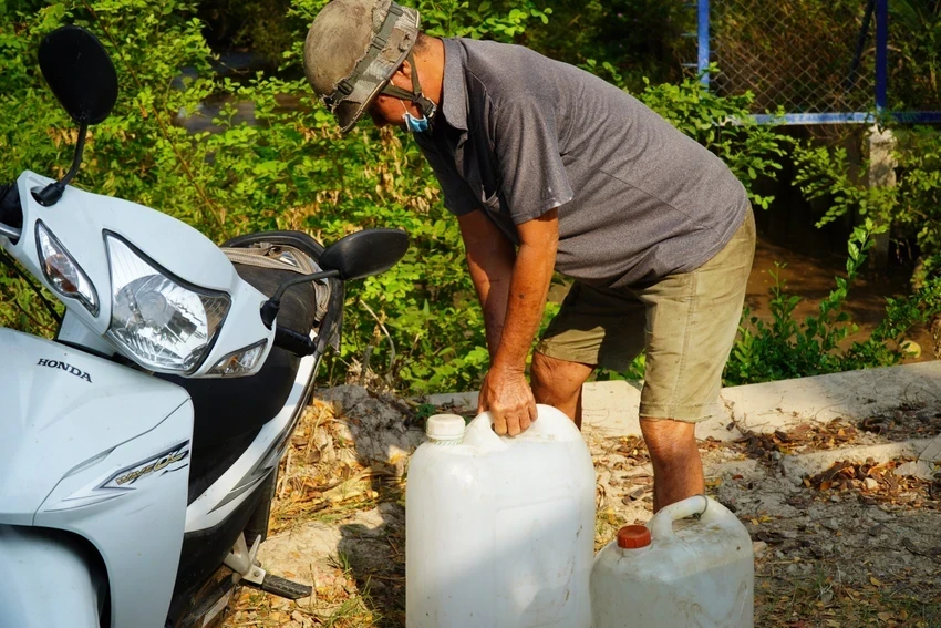 Thời kỳ cao điểm xâm nhập mặn, có khả năng xảy ra thiếu nước ngọt cục bộ. Ảnh: ĐÔNG HÀ Xâm nhập mặn sẽ tăng cao ở Đồng bằng sông Cửu Long và TP.HCM