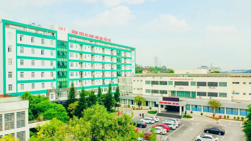 Bệnh viện đa khoa khu vực Cẩm Phả lên tiếng về thông tin không đúng sự thật. Ảnh: Bệnh viện đa khoa khu vực Cẩm Phả.