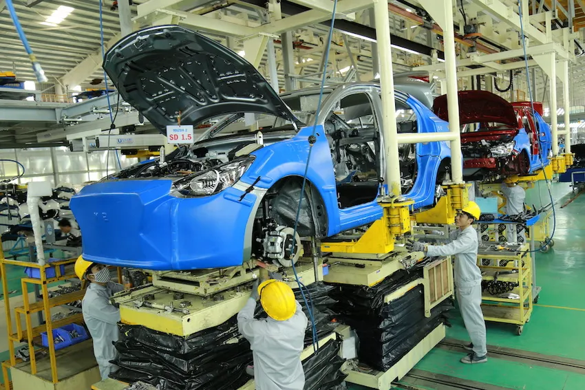 Quy định mới nhất về thuế tiêu thụ đặc biệt đối với ô tô. Ảnh: QUANG HUY ô tô sản xuất