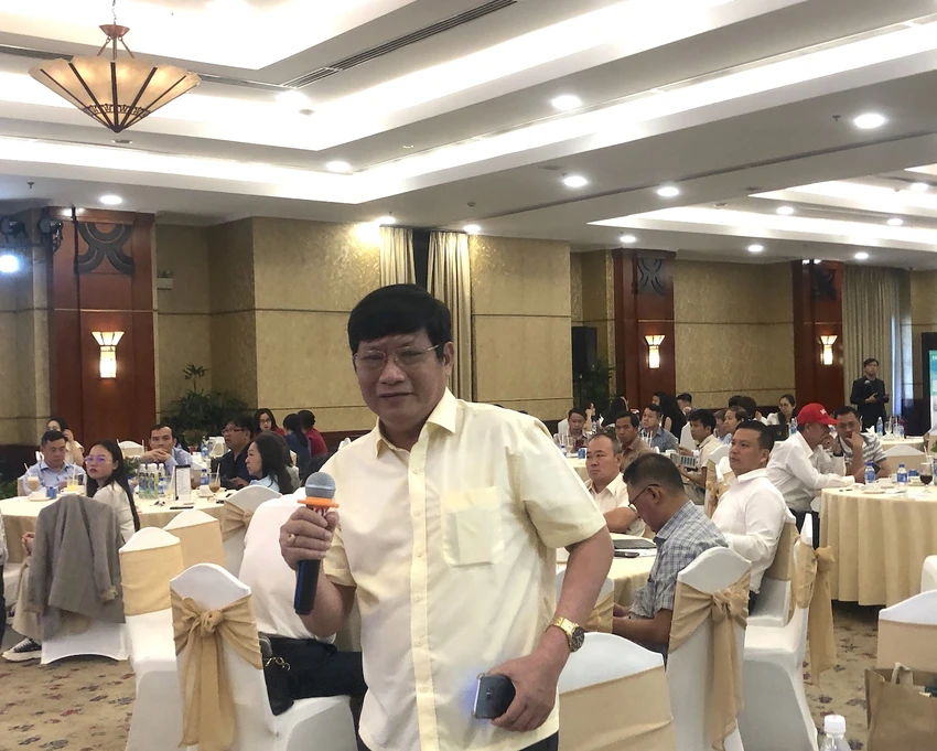 Ông Tô Ngọc Ngời, Tổng giám đốc Công ty Cổ phần sản xuất và xuất nhập khẩu Lâm Sản Sài Gòn. Ảnh: QH bảng giá đất