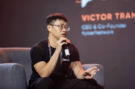 Ông Trần Huy Vũ, Giám đốc điều hành, đồng sáng lập của Kyber Network. dự án blockchain