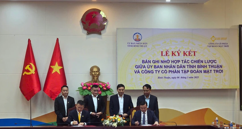 Tỉnh Bình Thuận và Sun Group hợp tác chiến lược phát triển đầu tư