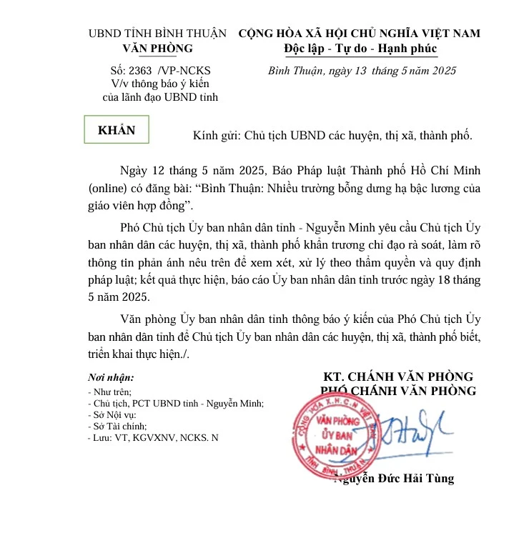 hạ bậc lương