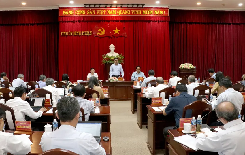 Quang cảnh cuộc họp. Ảnh TTD. tỉnh Lâm Đồng