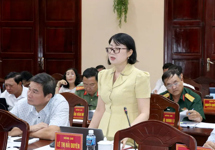 Các đại biểu góp ý, thảo luận Đề án. Ảnh TTD. tinh-lam-dong (4).jpg