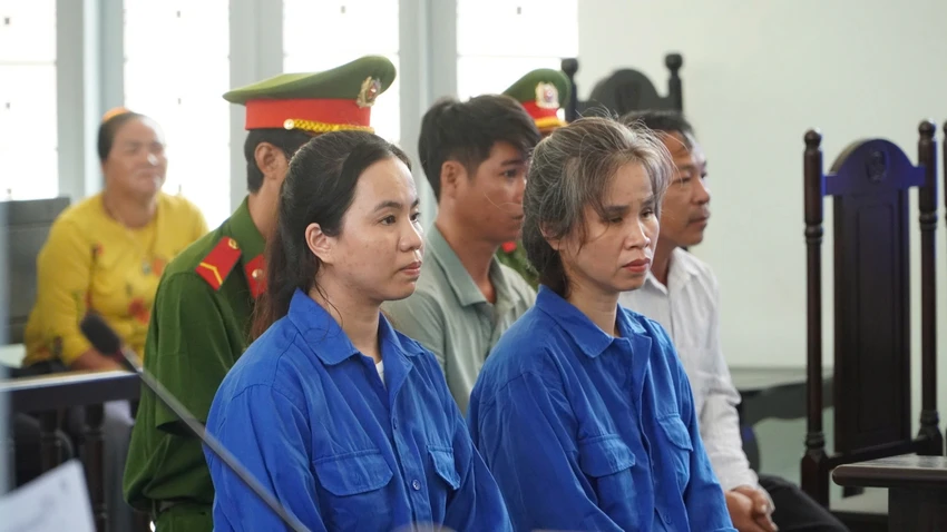 2 bị cáo Nguyễn Thị Ngọc Lan, Nguyễn Thị Hoài Diễm. thien-trieu-nam-quoc (3).jpg