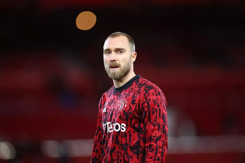 Eriksen mới trở lại thi đấu cho MU sau chấn thương. ẢNH: GETTY manchester-united-christian-eriksen-9651.jpg