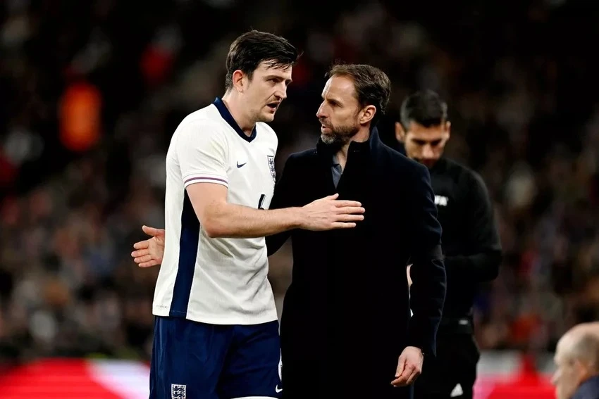 HLV Gareth Southgate đau lòng gạch tên Harry Maguire khỏi đội tuyển Anh. ẢNH: GETTY manchester-united-harry-maguire.jpg