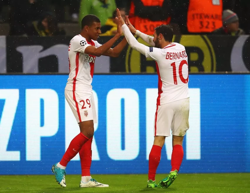 Silva và Mbappe từng là đồng đội của nhau tại AS Monaco. ẢNH: GETTY mbappe-silva-euro-2024.jpg
